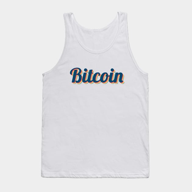 Bitcoin Retro Tank Top by felixbunny